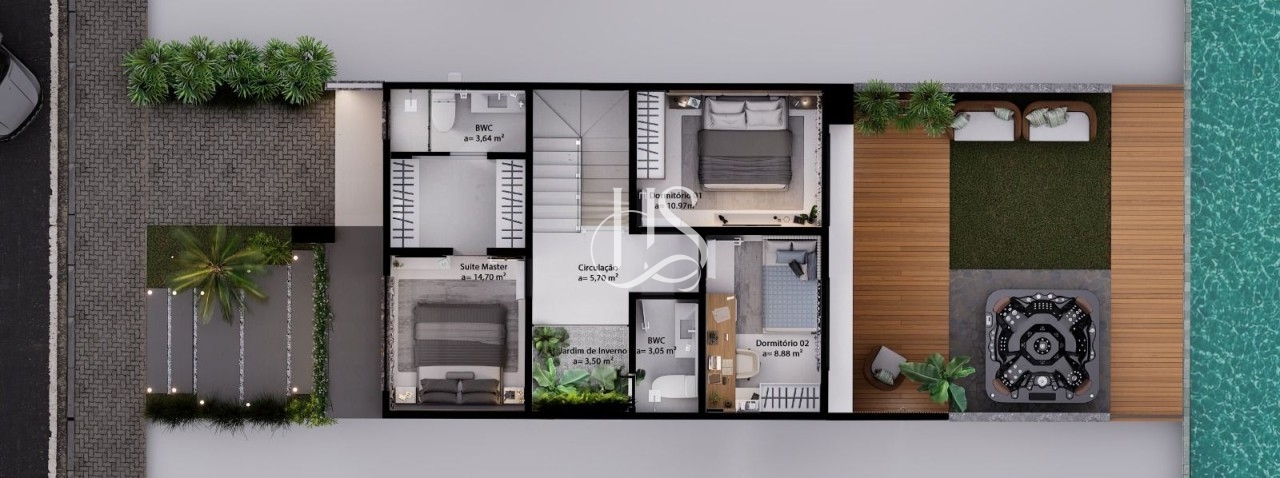 Casa em Beira Rio, Biguaçu. 3 quartos, 132m². Imagem 23 de 23